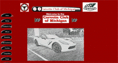 Desktop Screenshot of corvetteclubmi.com